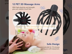 Octopus Claw Scalp Massager Elektrotherapie om stress te verlichten en de bloedsomloop te verbeteren