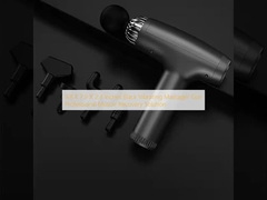 9.8 X 7.9 X 2.4 inch Zwart Vibrating Massager Gun Professionele spierhersteloplossing