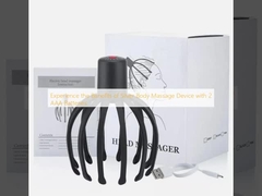 Ervaar de voordelen van een zilveren lichaamsmassageapparaat met 2 AAA-batterijen