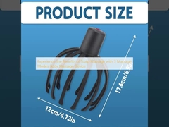 Ervaar de voordelen van hoofdhuidmassage met 3 massagemodi Body Massage Device