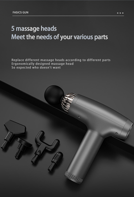 2500mAh accu aangedreven massageguns 1,2 kg spierpistool massager