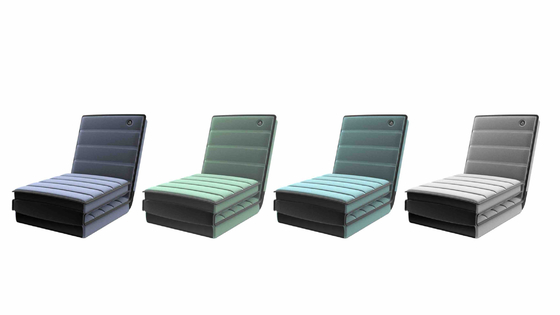Ontspannend geheugen schuim massage matras opvouwbaar matras met warmte en massage