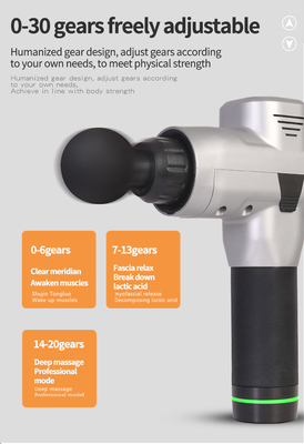 LCD draadloze percussie massager FCC oplaadbare spiermassager