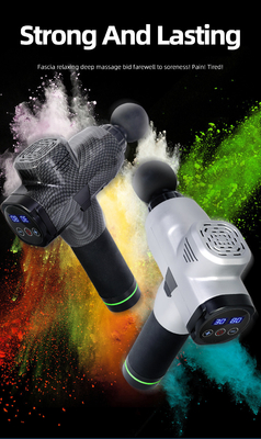 Vijf niveaus percussie massager 60DB draadloos diepweefsel massageguns