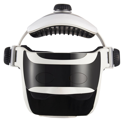 Gehele lichaamsrelaxatie hoofdhuid massager helm wit oog en hoofd massager