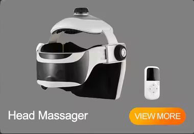 Vibratiehelm massager met 3 modi voor betere bloedsomloop
