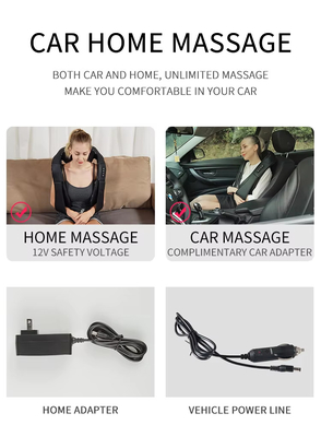 8 knopen vibreerend schoudermassager verstelbare niveaus sjaalmassager