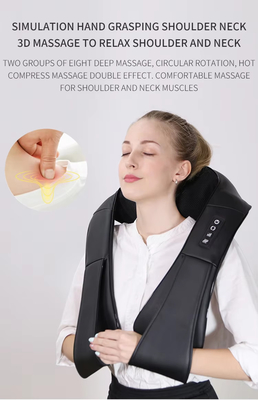 8 knopen vibreerend schoudermassager verstelbare niveaus sjaalmassager