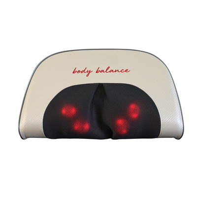36W verwarmd massagekussing 4 Mode Vibrerend Massagekussing PU-leer bedekt