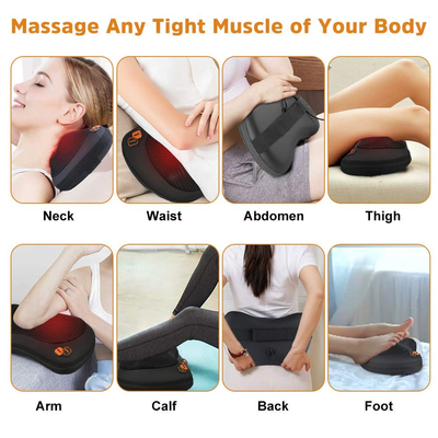 Ultra ontspannend vibrerend nekkussen PU Homedics Shiatsu massage kussen met warmte