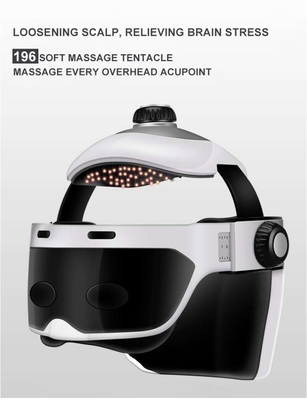 1.5 pond elektrische hoofdmassager helm voor diepe ontspanning massage helm