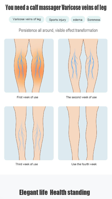 Luchtcompressie beenmassageur met warmte spier ontspanning compressie been wrap