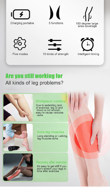 Luchtcompressie beenmassageur met warmte spier ontspanning compressie been wrap