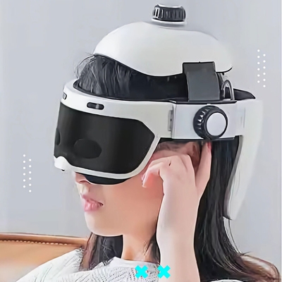 3 Intensiteitsniveaus Hoofdmassage helm 28W Hoofd oogmassage