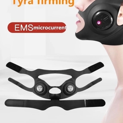 Zwarte 3 mode gezichtsslimming band Silicone V Face Lifting Device