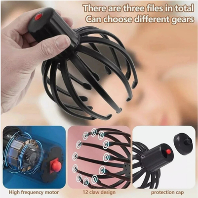 Elektrische octopus klauw hoofdhuidmassage voor stressverlichting en verhoogde bloedsomloop Pakket 1 hoofdmassage