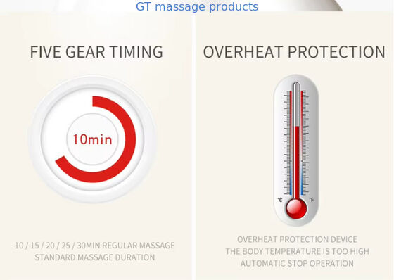 10 motoren Full body vibratiemassage matras ontspanning en Shiatsu massage kussen met zachte hoes